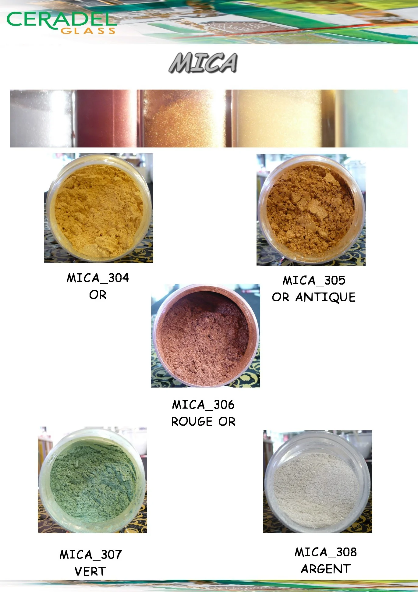 MICA Couleur ARGENT-50Gr - Image 2