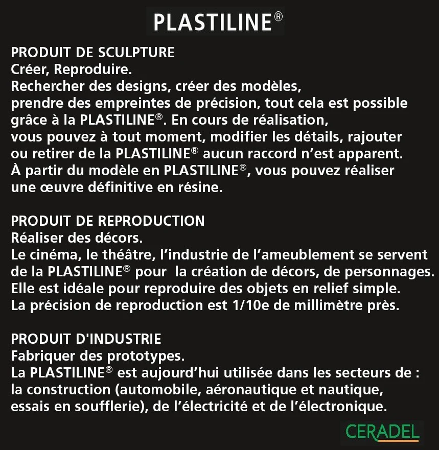 Plastiline en plaque Grise/Moyenne - Image 3